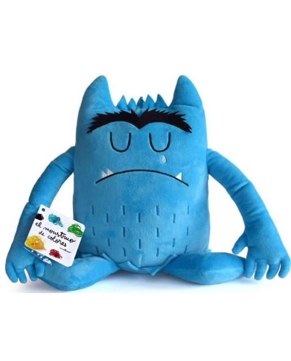 MONSTRUO DE COLORES(PELUCHE)AZUL (TRISTEZA)