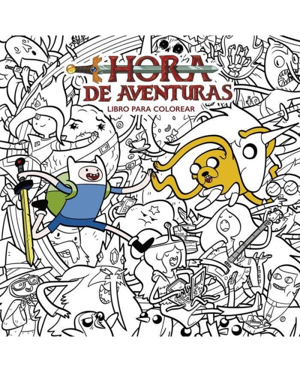 HORA DE AVENTURAS LIBRO PARA COLOREAR