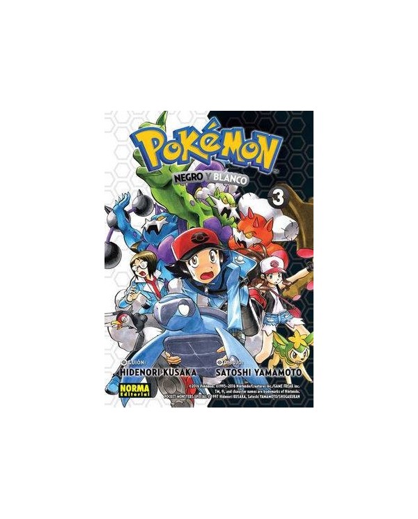 POKEMON 28 NEGRO Y BLANCO 3