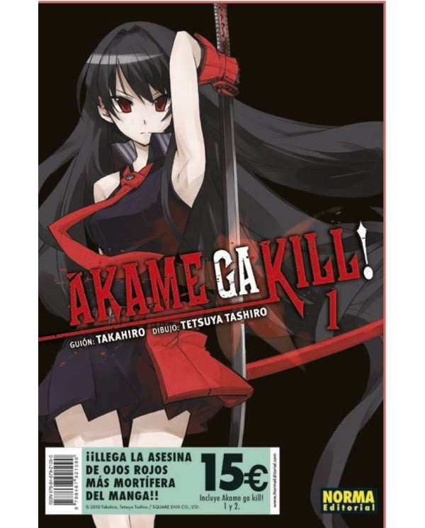 PACK DE INICIACION AKAME GA KILL 1 2