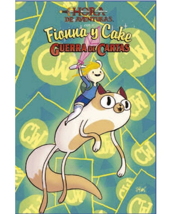 HORA DE AVENTURAS CON FIONNA Y CAKE GUERRA DE CARTAS