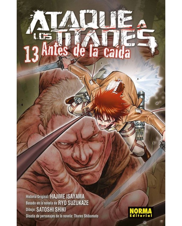 ATAQUE A LOS TITANES 13 ANTES DE LA CAIDA