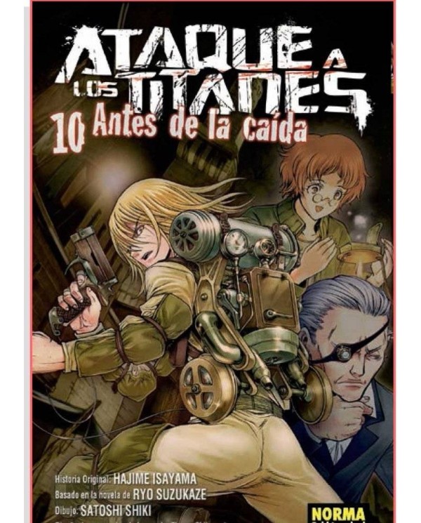 ATAQUE A LOS TITANES 10 ANTES DE LA CAIDA