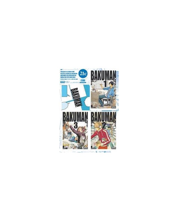 PACK ESPECIAL BAKUMAN. VOLS. 1, 2 Y 3 CON COFRE