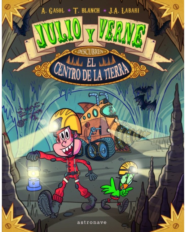 JULIO Y VERNE DESCUBREN EL CENTRO DE LA TIERRA