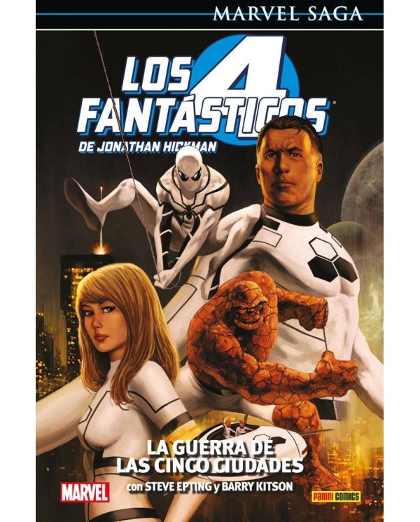 LOS 4 FANTASTICOS DE JONATHAN HICKMAN 04: LA GUERRA DE LAS CINCO CIUDADES (MARVEL SAGA 99)