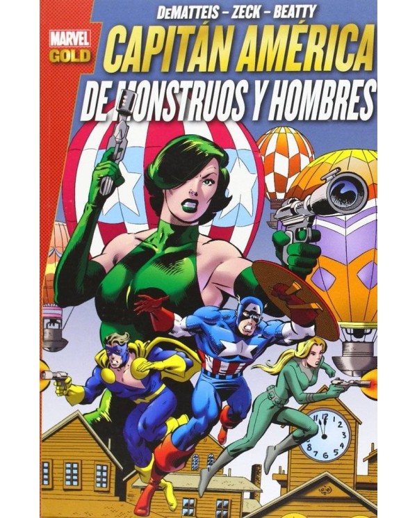 CAPITAN AMERICA DE MONSTRUOS Y HOMBRES(MARVEL GOLD)