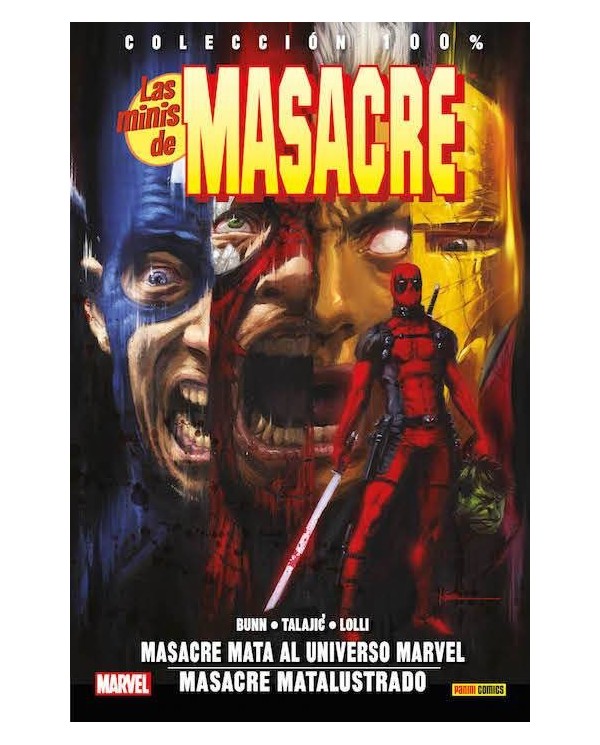 LAS MINIS DE MASACRE 02: MASACRE MATA AL UNIVERSO MARVEL / MASACRE MATALUSTRADO