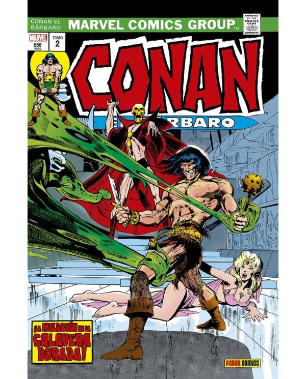 CONAN EL BARBARO: LA ETAPA MARVEL ORIGINAL 02. ¡LA MALDICION DE LA CALAVERA DORADA!