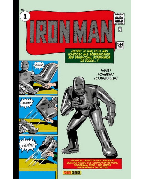 IRON MAN 01: NACE IRON MAN (MARVEL GOLD)