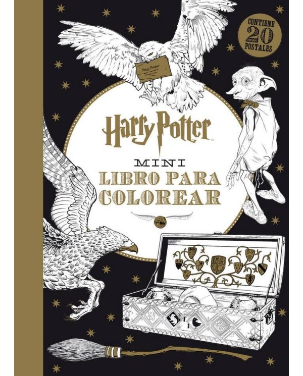 Harry Potter Set 20 postales para colorear