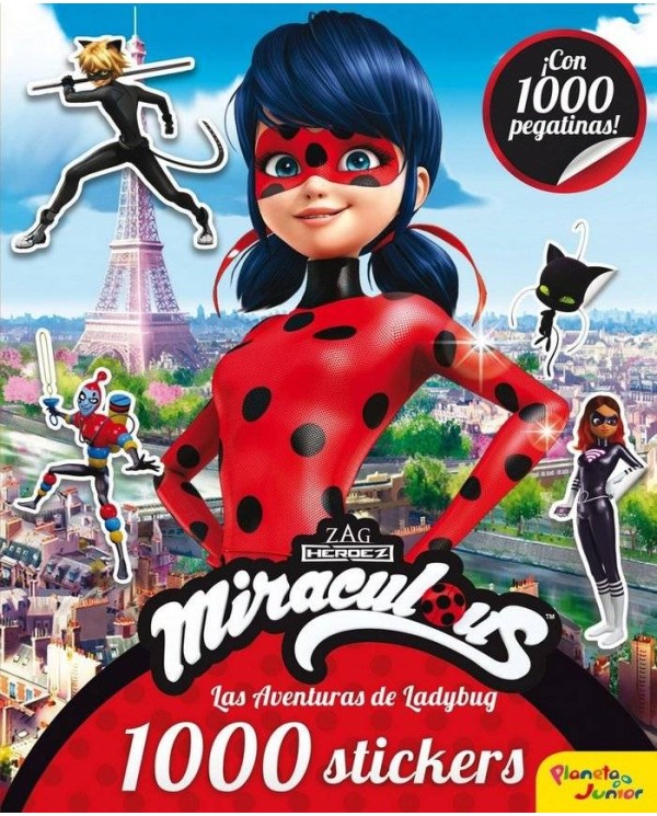 mIRACULOUS LAYDYBUG 1000 STICKERS