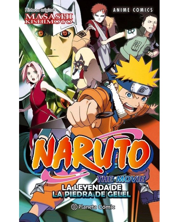 NARUTO ANIME COMIC 3 LA LEYENDA DE LA PIEDRA DE GELEL