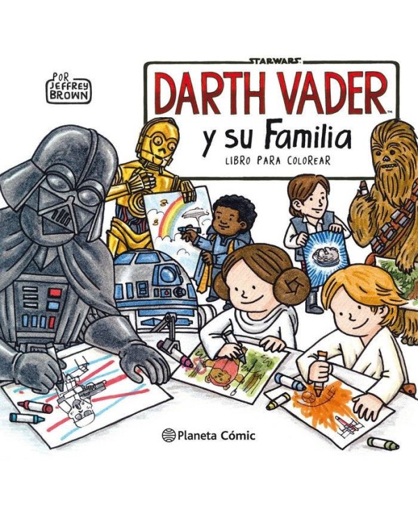 STAR WARS DARTH VADER Y SU FAMILIA COLORING BOOK