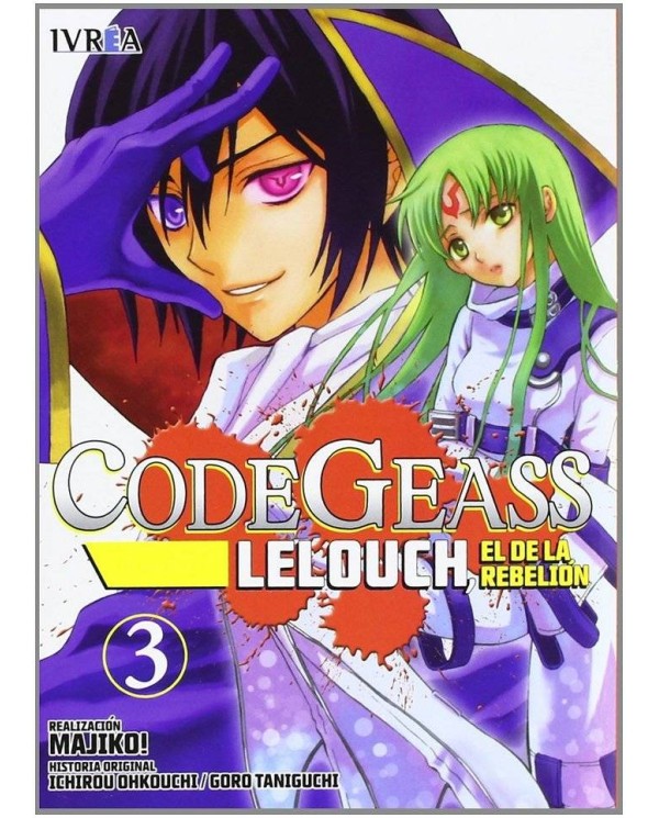 CODE GEASS: LELOUCH, EL DE LA REBELION 03 (COMIC)