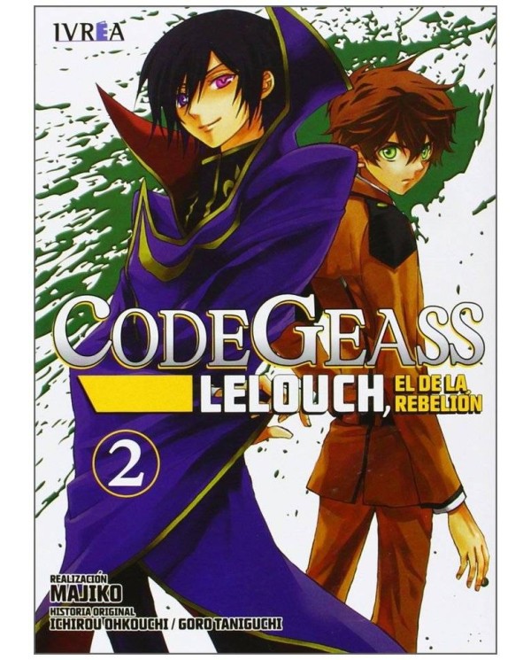 CODE GEASS: LELOUCH, EL DE LA REBELION 02 (COMIC)