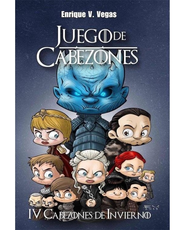 JUEGO DE CABEZONES 4 CABEZONES DE INVIERNO