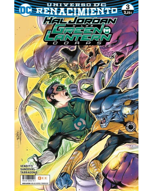 GREEN LANTERN NUM. 58/ 3 (RENACIMIENTO)