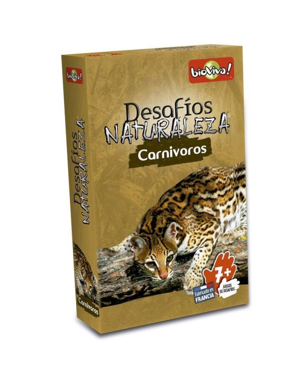 Juego cartas Desafios de la Naturaleza Carnivoros