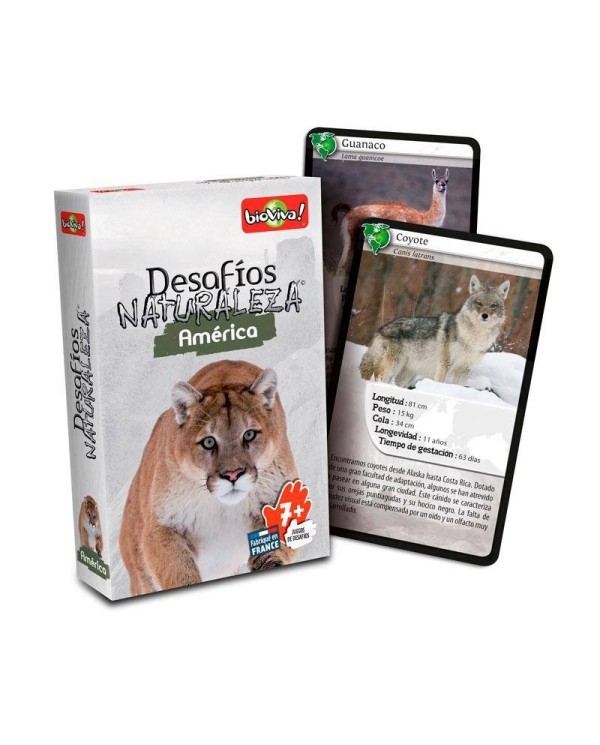 Juego cartas Desafios de la Naturaleza America