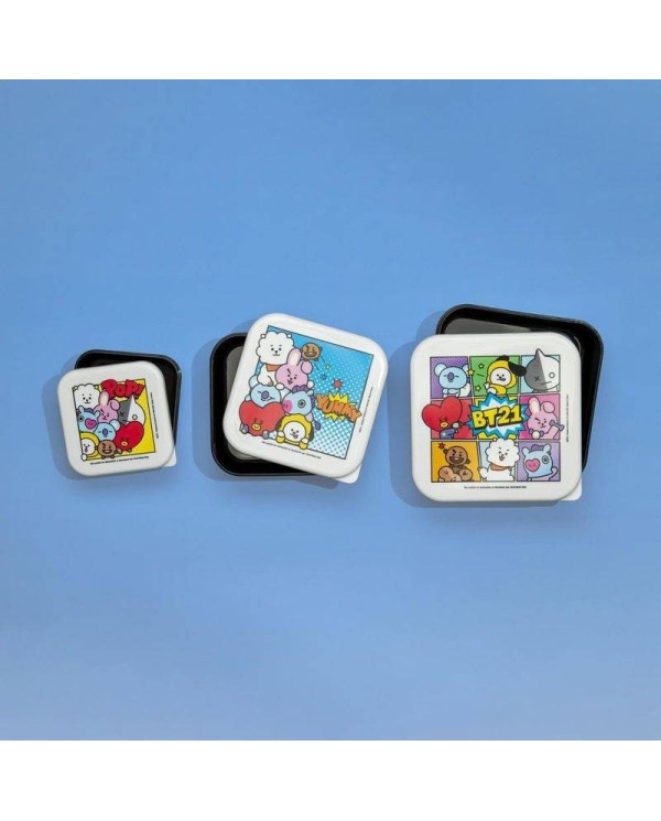 Set 3 tupper BT21