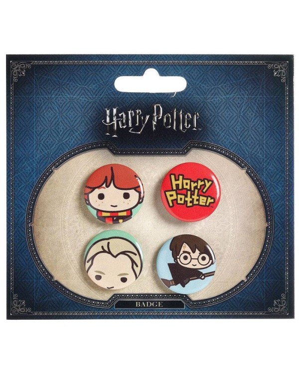 Set 4 pin Harry Potter surtido