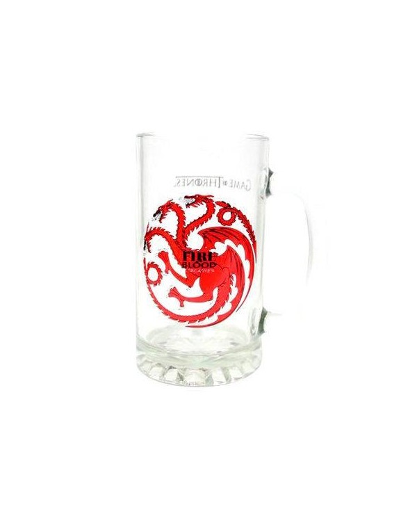 Jarra cristal Fire and Blood Targaryen Juego de Tronos