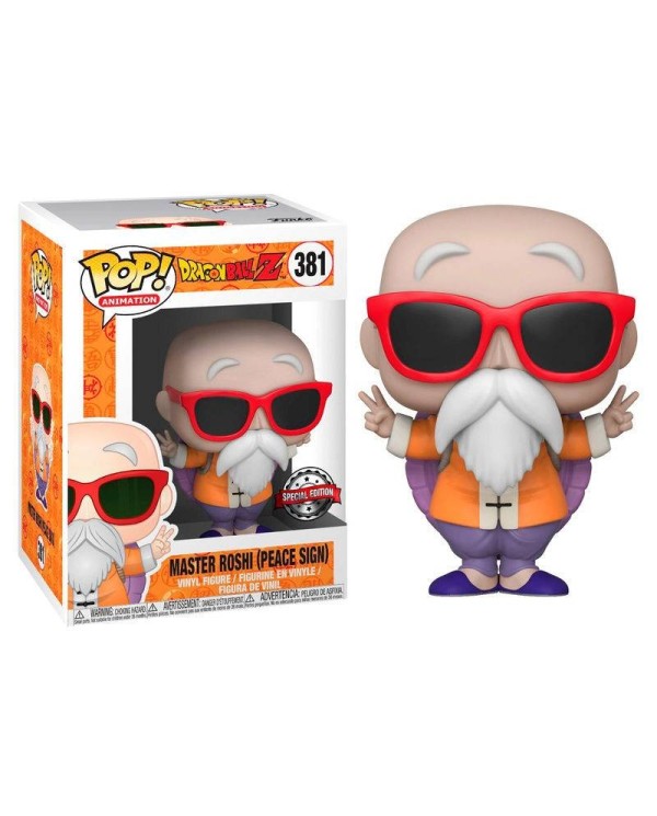 Figura POP Dragon Ball Z Master Roshi Peace Sign Exclusive