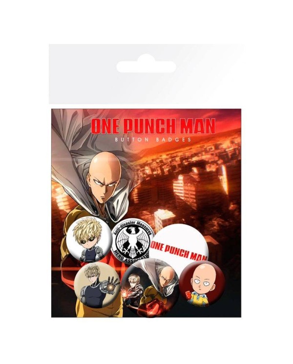 Set chapas One Punch Man