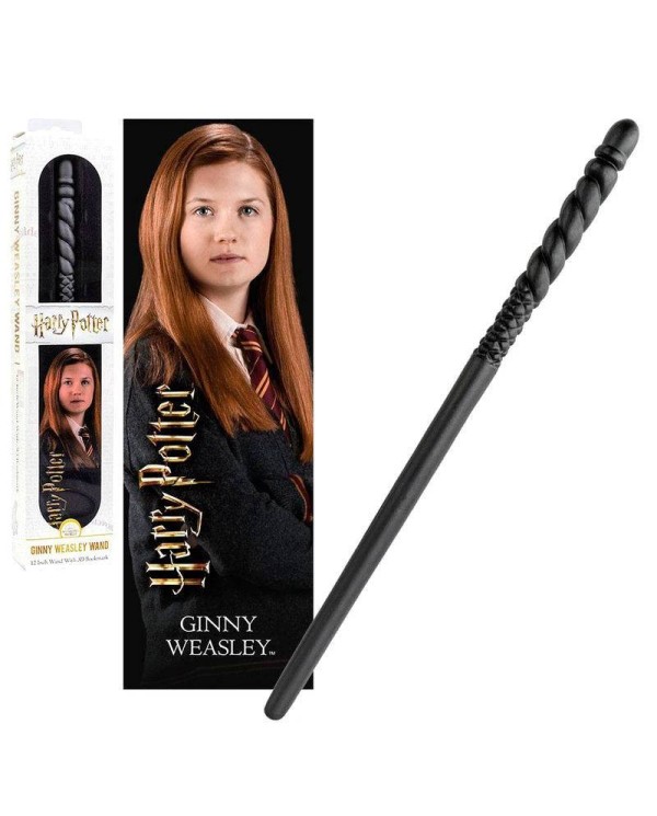 Varita + marcapaginas 3D Ginny Weasley Harry Potter