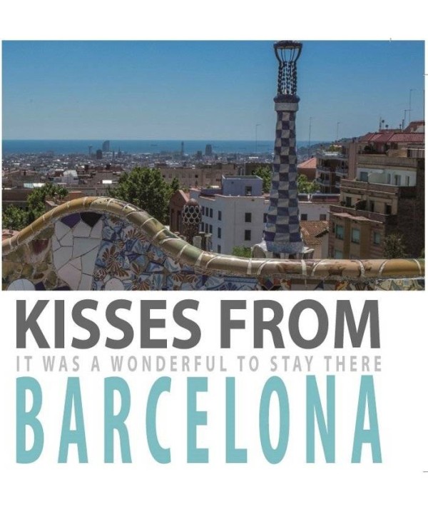 KISSES FROM BARCELONA