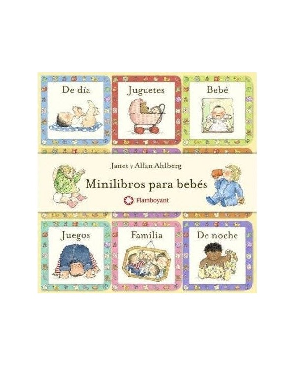 MINILIBROS PARA BEBES CAJA CON 9 UNIDADES