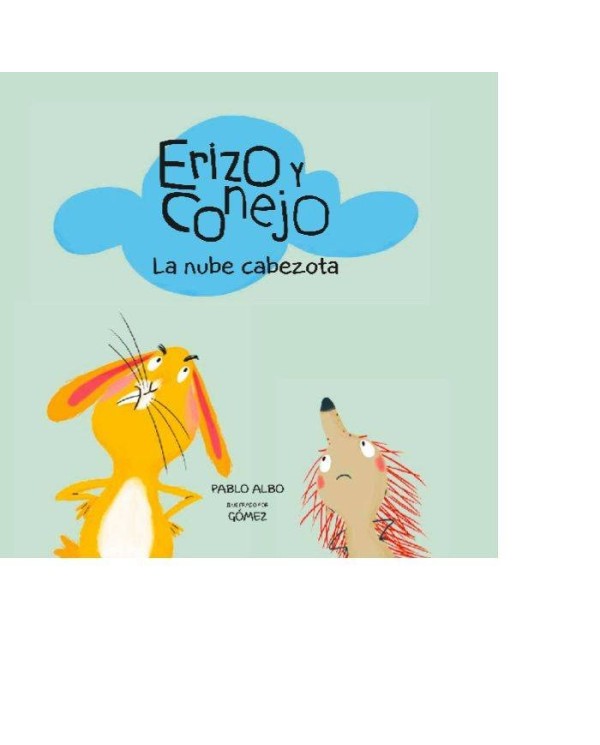 ERIZO Y CONEJO NUBE CABEZOTA