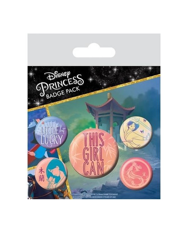 PACK CHAPAS DISNEY MULAN THIS GIRL CAN MERCHANDISING3,80 €3,80 €  M...