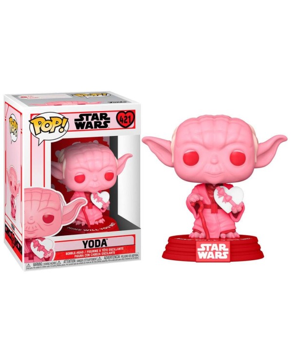 Figura POP Star Wars Valentines Yoda with Heart