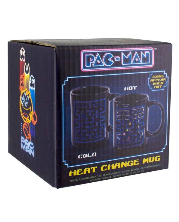 Taza termica laberinto Pac Man