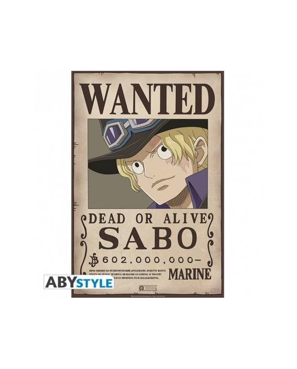 ONE PIECE - Póster "Wanted Sabo" (52x35)