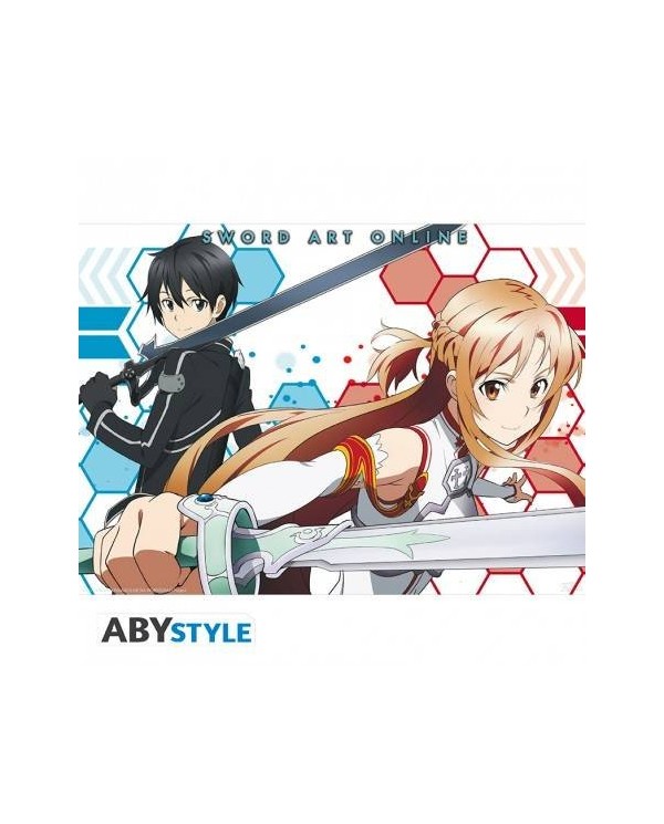 SWORD ART ONLINE - Póster Asuna & Kirito 2 (52x38)