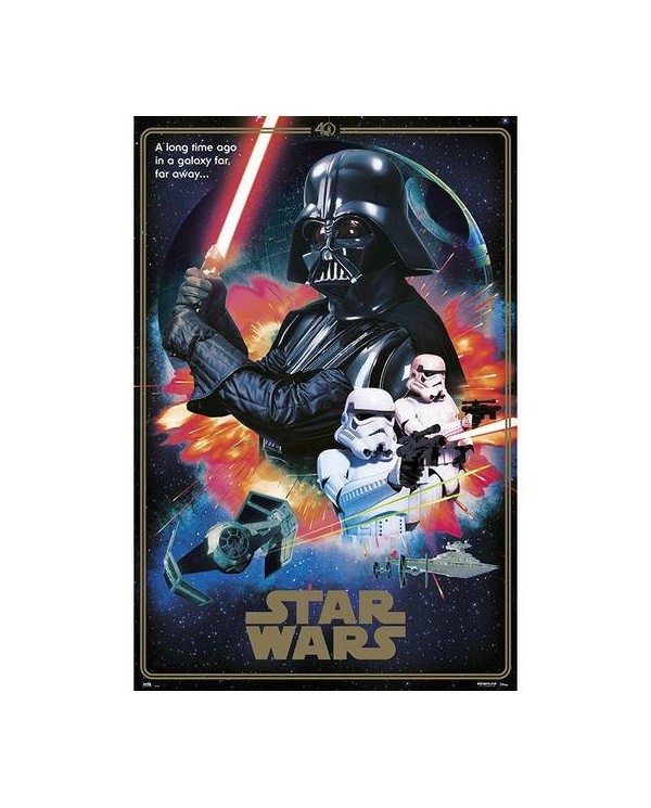 POSTER STAR WARS CLASSIC 40 ANIVERSARIO VILLAINS