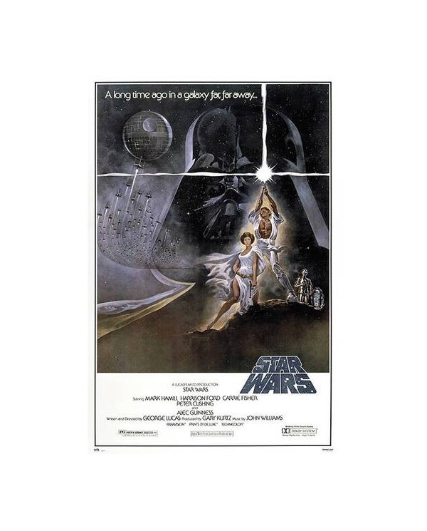 POSTER STAR WARS CLASSIC LA GUERRA DE LAS GALAXIAS CARTEL
