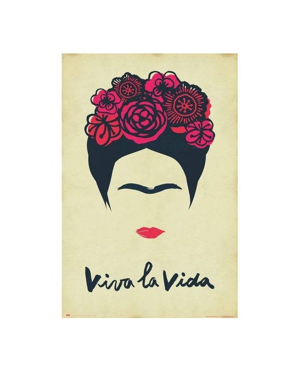 POSTER FRIDA KAHLO VIVA LA VIDA
