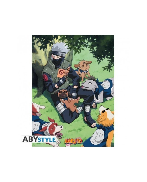 NARUTO - Póster "Kakashi y perros" (52x38) 3665361065302  5,00 €