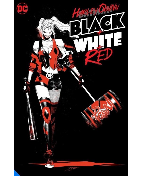 Harley Quinn: Blanco, negro y rojo