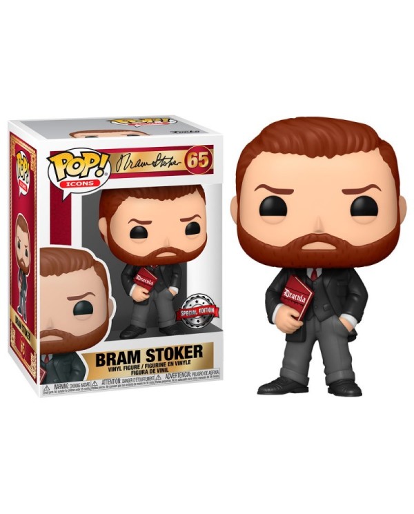 Figura POP Icons Bram Stoker Con Libro Exclusivo 65 Inicio24,95 €24...