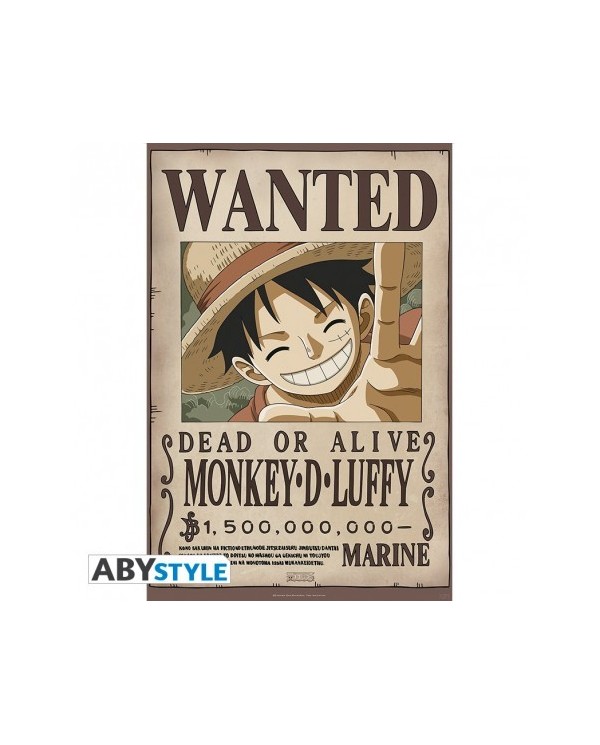 ONE PIECE - Póster «Wanted Luffy New 2» (91,5x61) 3665361023319