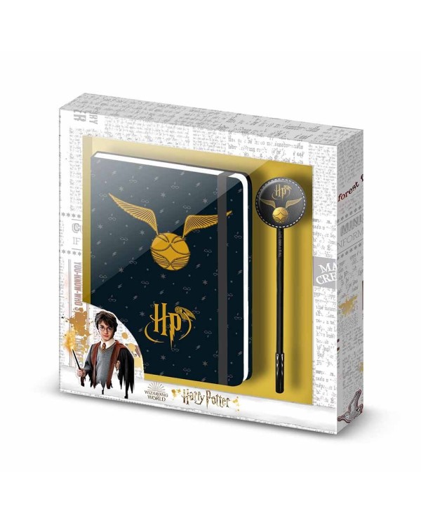 HARRY POTTER NEGRO DIARIO + BOLÍGRAFO FASHION HARRY POTTER WINGS 84...