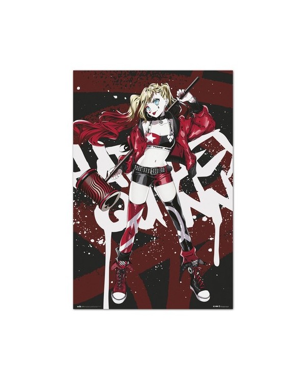 POSTER DC COMICS HARLEY QUINN ANIME