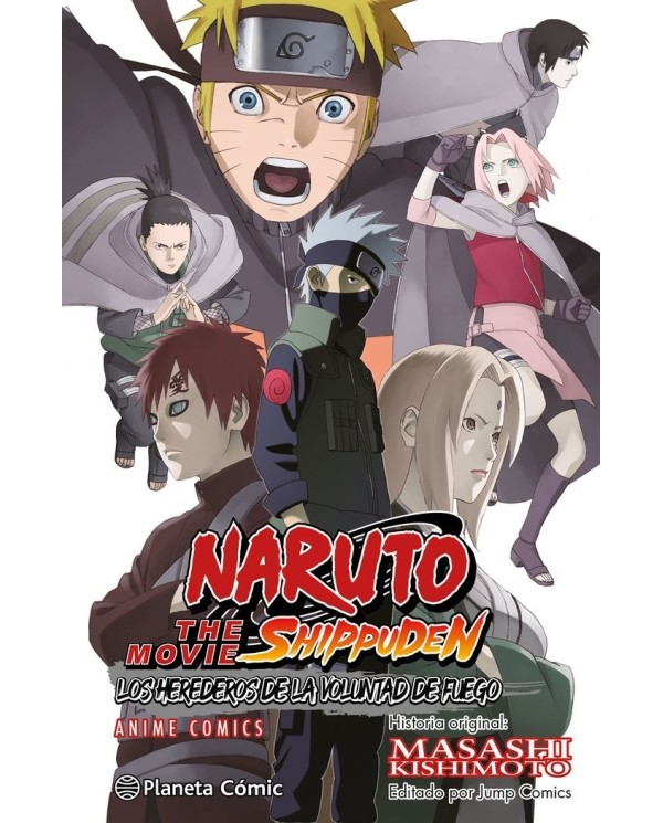 NARUTO SHIPPUDEN ANIME COMIC LOS HEREDEROS DE LA VOLUNTAD DE