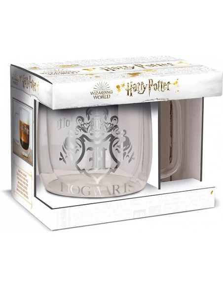 TAZA DE CRISTAL DOBLE PARED 290 ML HARRY POTTER YOUNG ADULT
