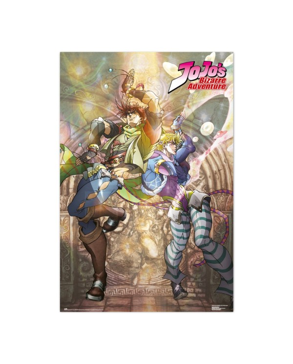 POSTER JOJOS BIZARRE ADVENTURE JOSEPH JOESTAR & CAESAR ZEPPELI